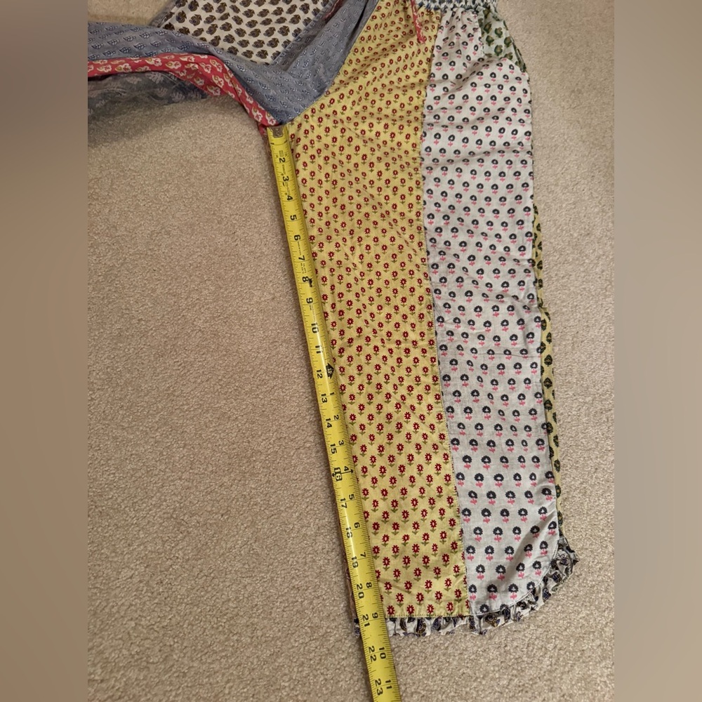 NWOT Sacred Threads Multicolor Patchwork Pants Si… - image 8